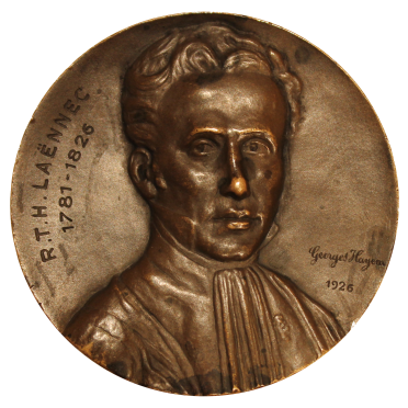 100e sterfdag R.T.H. Laënnec, uitvinder van de stethoscoop (1812)