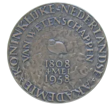 Jubileum penning KNAW 150 jaar